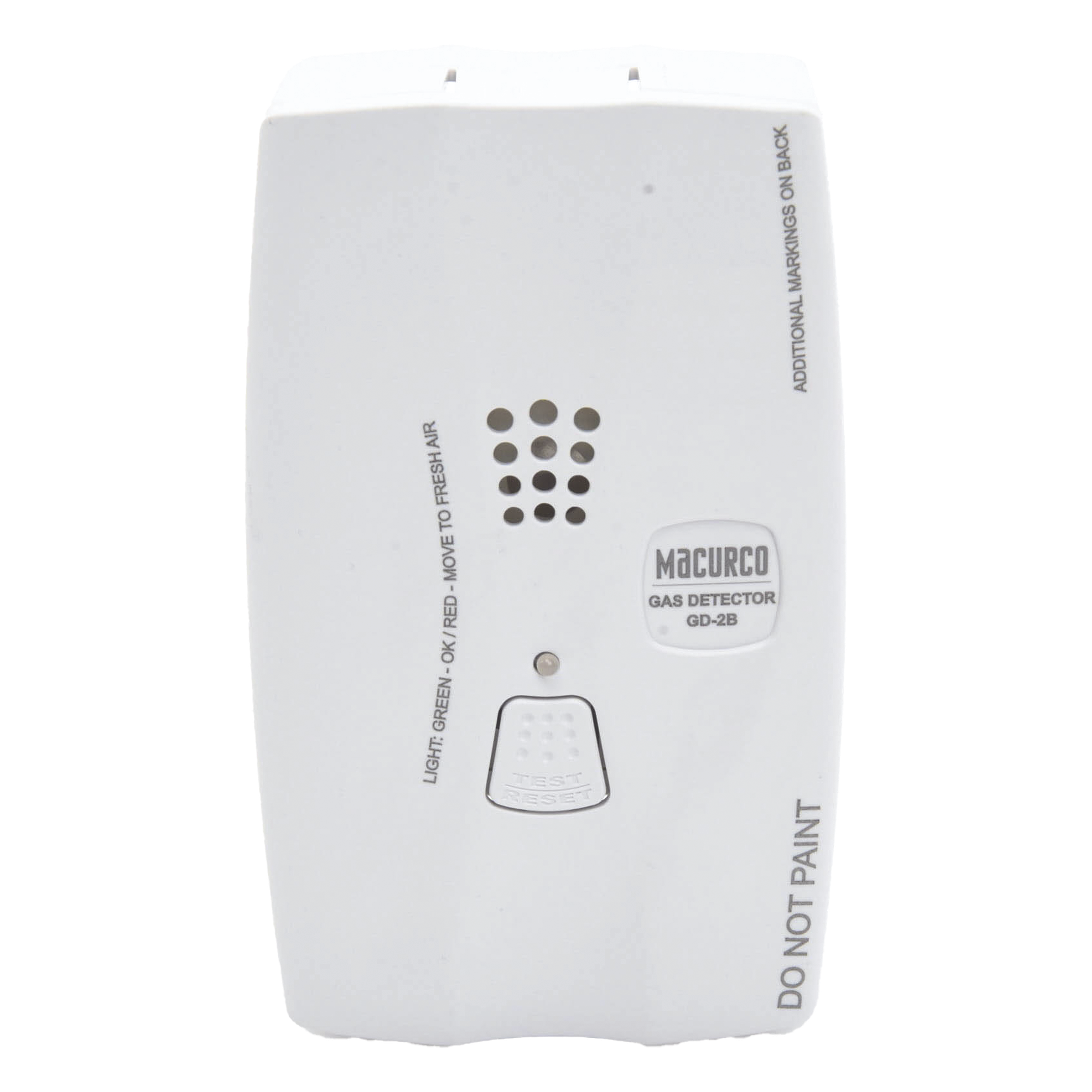 Detector de Gas Natural y LP, Nuevo y Elegante Diseño, para Uso Residencial — MACURCO - AERIONICS · SKU GD-2B