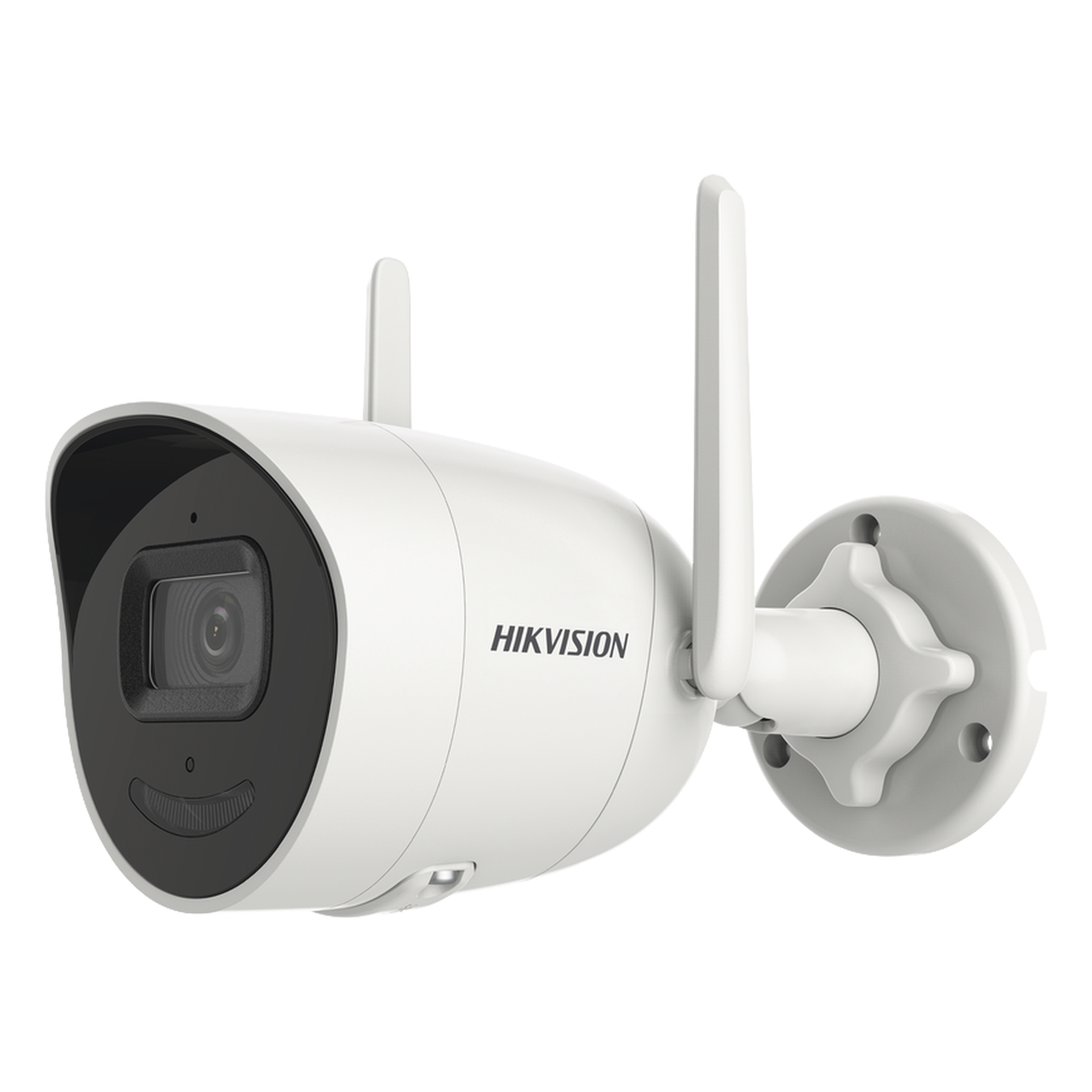 Bala IP 2 Megapixel / Lente 2.8 mm / 30 mts IR / Exterior IP66 / Wi-Fi / ACUSENSE Lite / WDR 80 dB / H.265+ / Micrófono y Bocina Interconstruido / Micro SD / Se Conecta Directo a la App de Hik-Connect — HIKVISION · SKU DS-2CV2021G2-IDW(W)