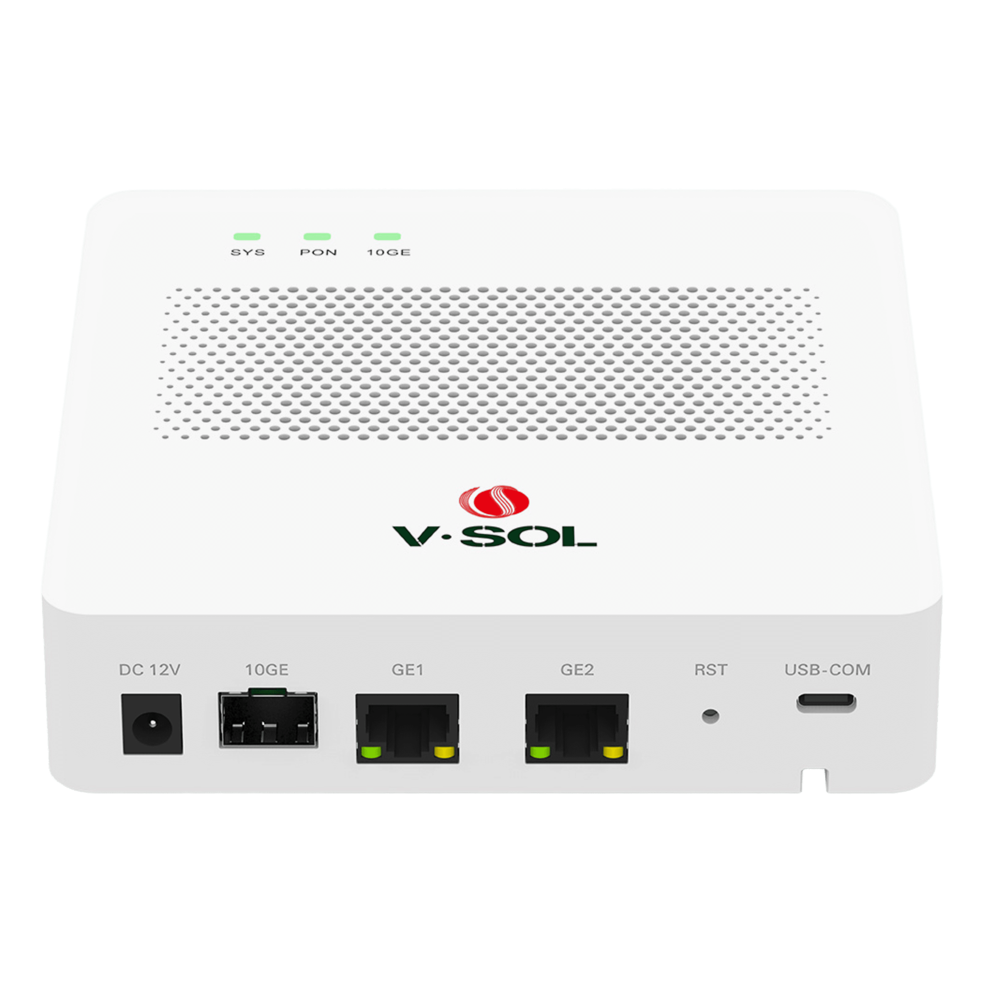 Mini OLT / 1 Puerto GPON SC/UPC / 3 Puertos Uplink / Hasta 64 ONUs / 20 km / 5.5 x 5.5 x 1.4 in — V-SOL · SKU V1600GS-R