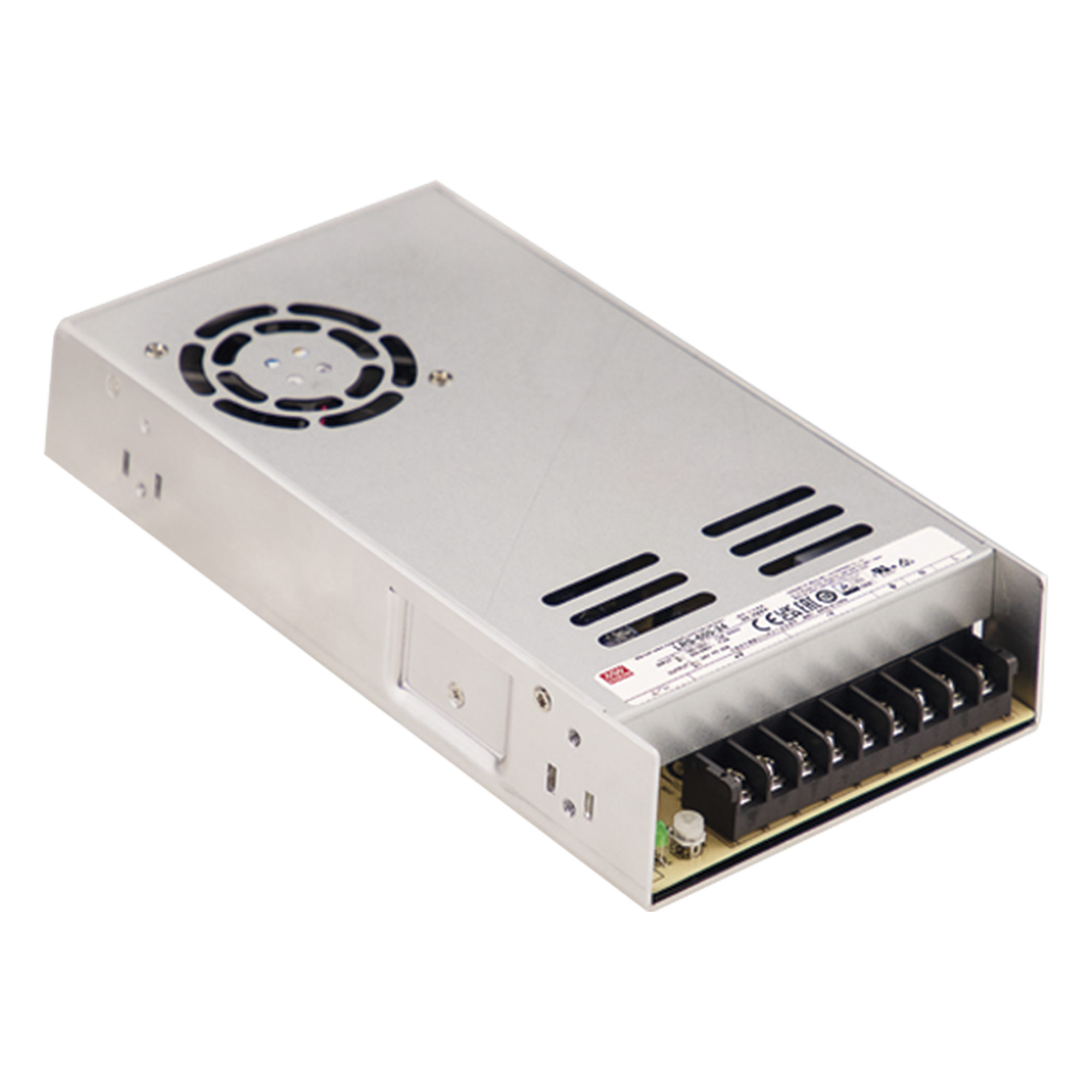 Fuente de Poder Industrial Conmutada 600W de Potencia, 12Vcc, 50A — MEANWELL · SKU LRS60012