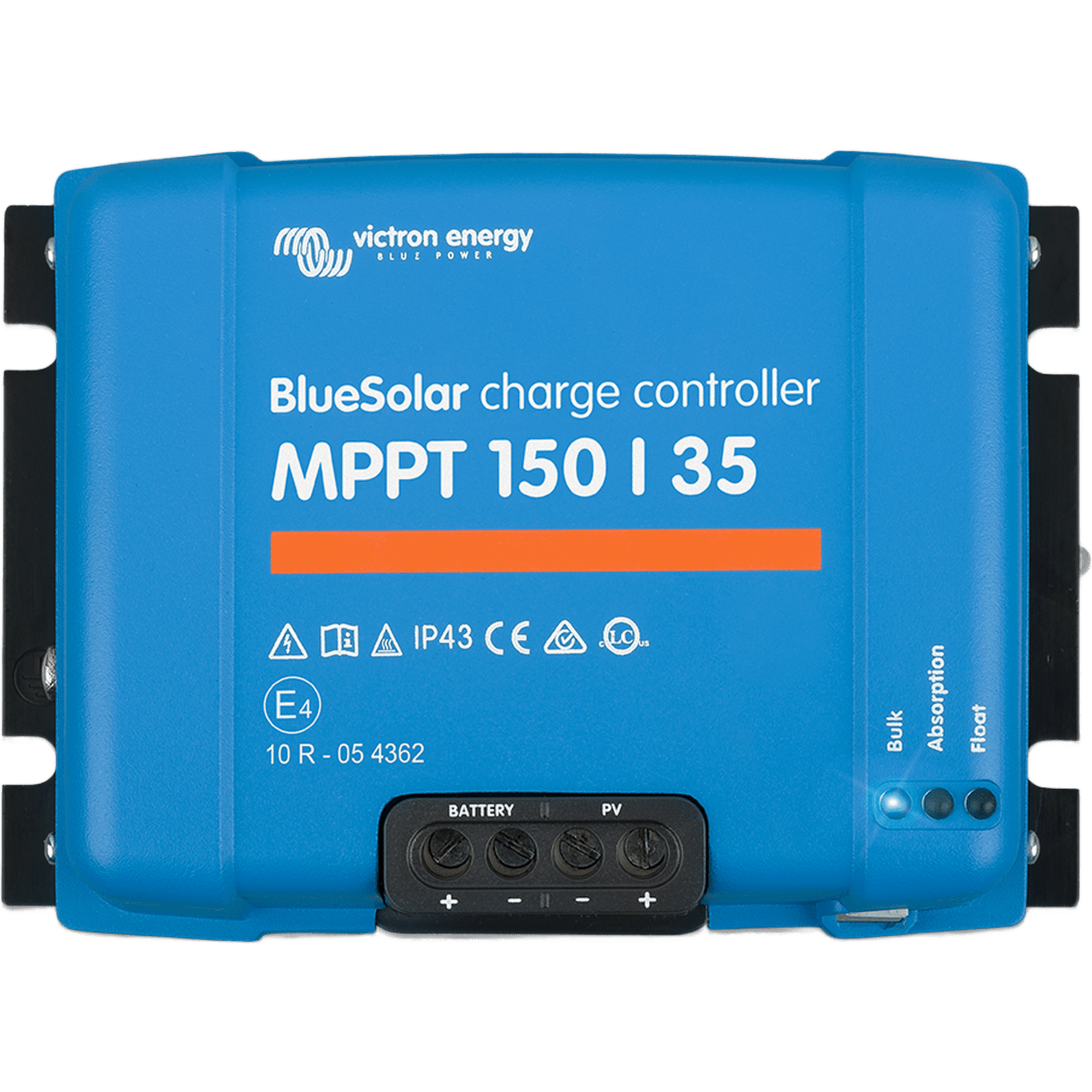 BlueSolar MPPT 150/35. Controlador Solar MPPT 35A, Voltaje Selección Automática: 12/24/36/48 Vcc. — VICTRON ENERGY · SKU BSMPPT150/35