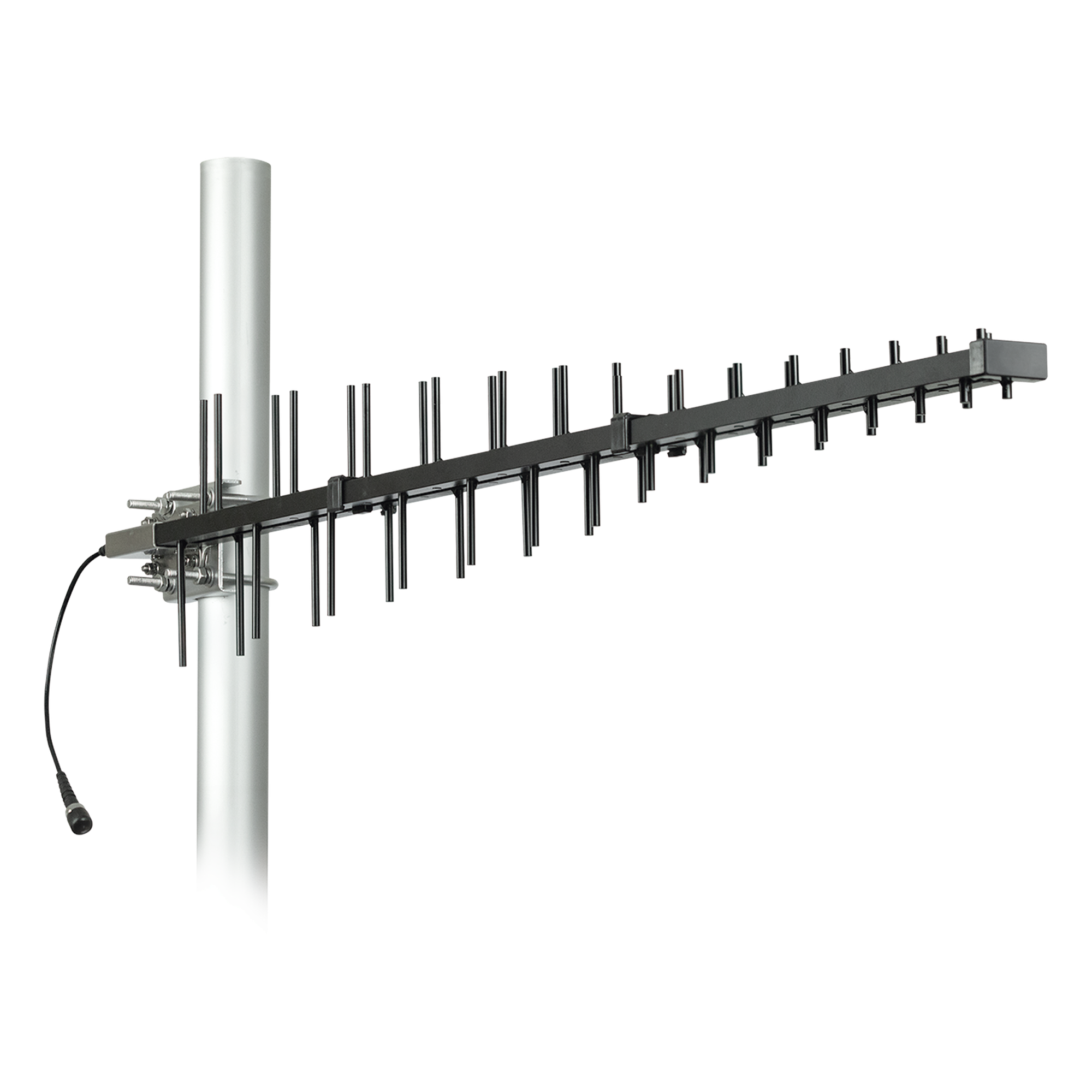 Antena LPDA de Alta Ganancia/ ESPECIAL PARA AMPLIFICADORES DE UNA A CINCO BANDAS DE FRECUENCIA/ 698-2700 MHz/ 12.15 dBi de Ganancia. — WILSONPRO / WEBOOST · SKU 311-228