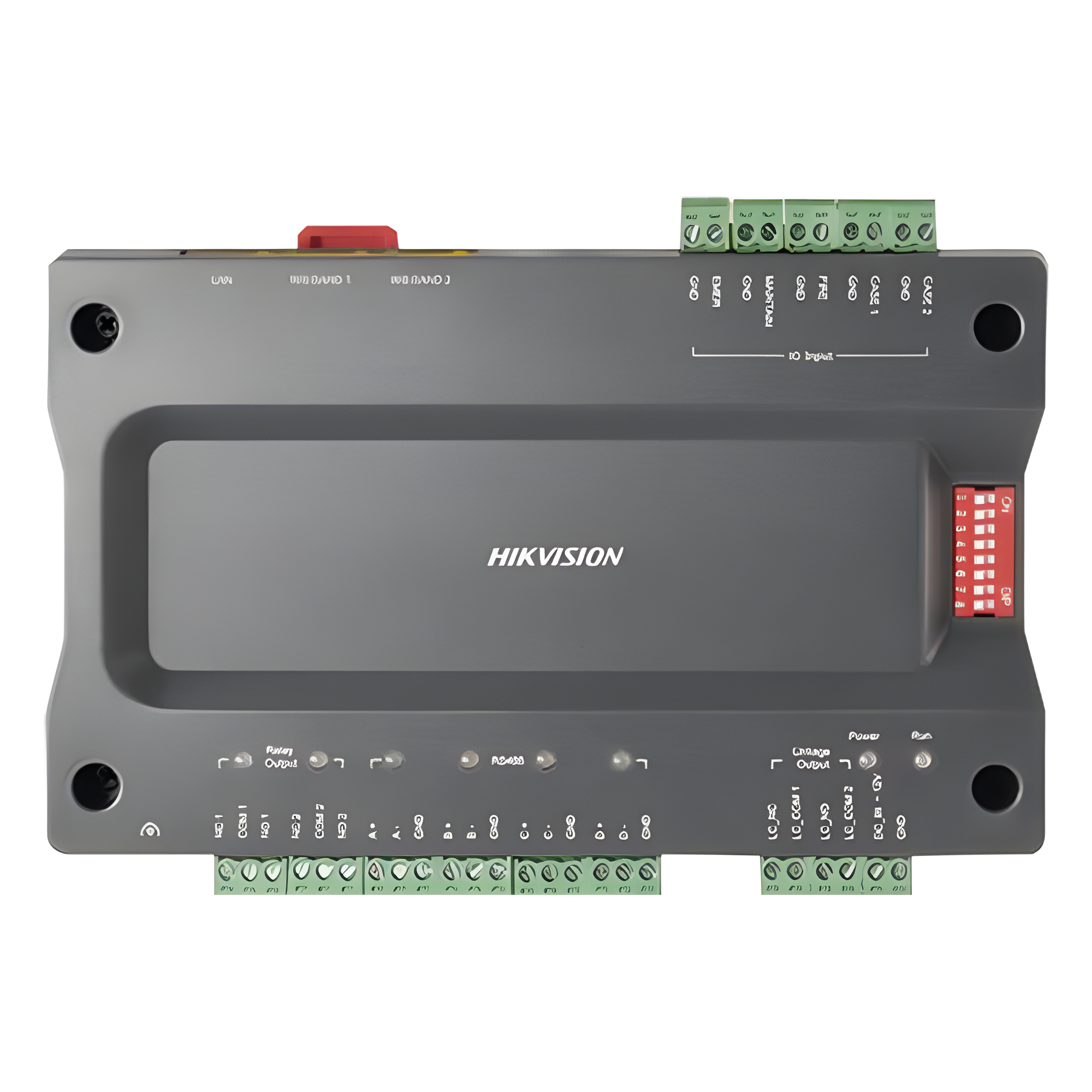 Controlador MAESTRO para Control de Elevadores / Control de Acceso para los pisos de los Elevadores por Huella o Tarjeta / Programación por IVMS4200 o Interfaz Web — HIKVISION · SKU DS-K2210