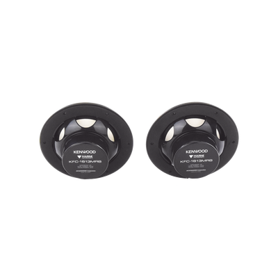 Par de altavoces fabricado en grado marinos en color negro de 6.5" de 100 W de entrada máxima