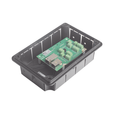 Terminal de Habitación IP Empotrable para Hospitales / Bus RS485 / 12 Entradas Digitales / SIP / PoE / Compatible con NX1071 y NX1075