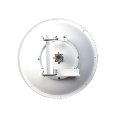 Antena Direccionales Blindada para radio C5X, B5X, C6X, B6X / tecnología Twist-on para radios de guía de onda / 4.9-6.4 GHz / Ganancia 34 dBi / Ideal para hasta 50 km / Montaje incluido.