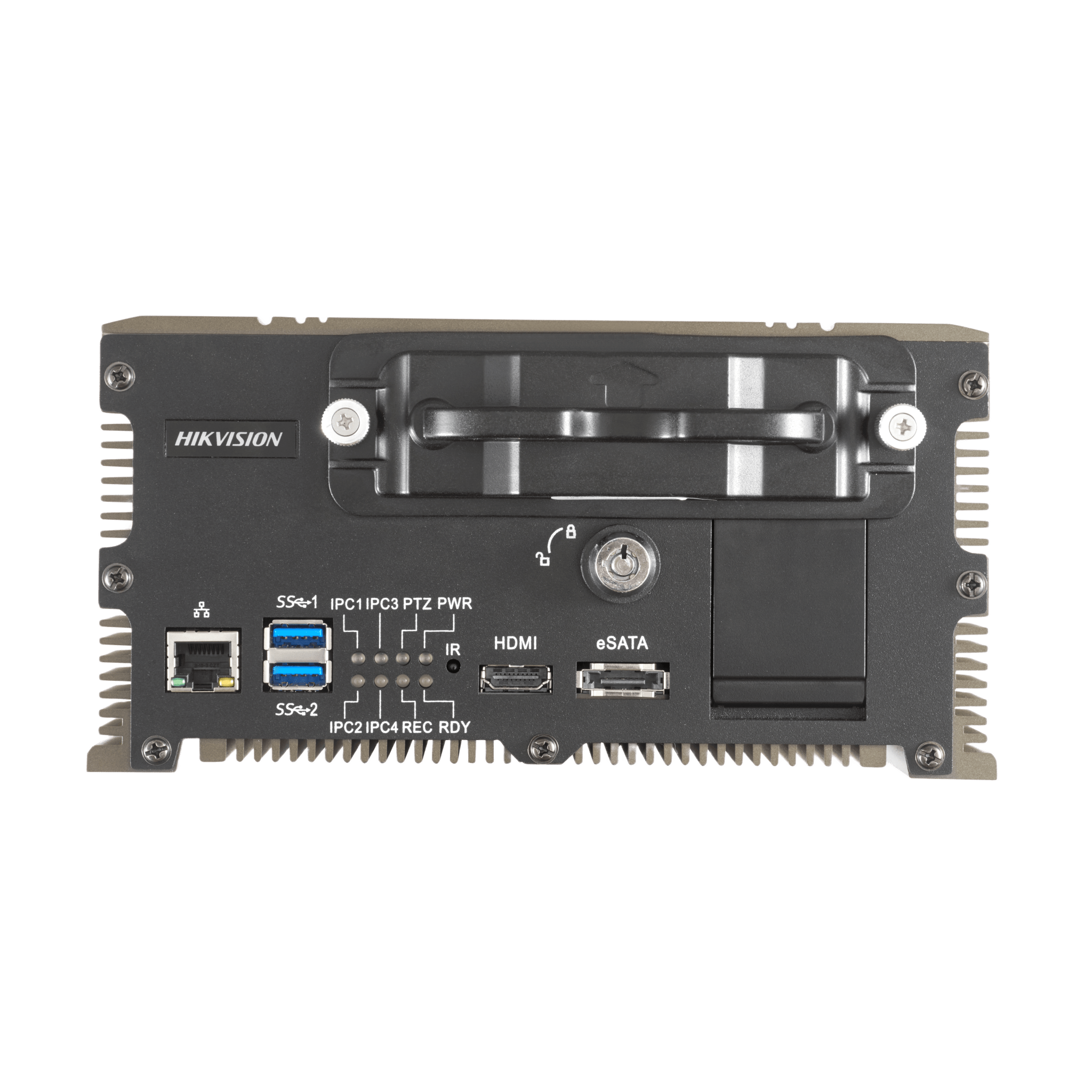 NVR Movil de 5 Canales de 2 Megapixel / 2 Bahías de Dsco Duro de 2 TB / Soporta GPS