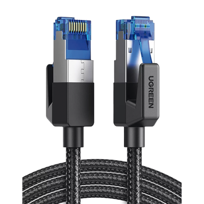 Cable Ethernet Cat8 CLASS F/FTP Redondo con Malla de Nylon 1 Metro (3.28 Pies) — UGREEN · SKU 80429