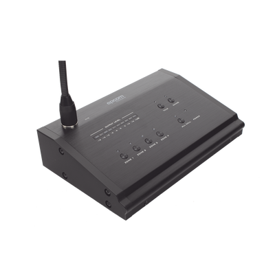 Micrófono a Distancia de 4 Zonas para Sistema de Voceo SF4240MP | No compatible con SF4240UC o SF2240UC