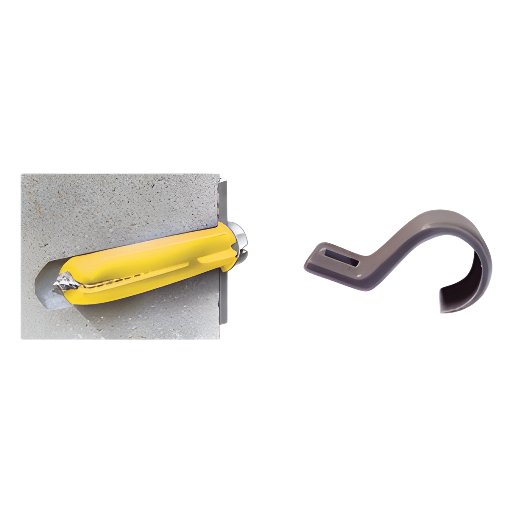 Kit de 20 grapas, 20 taquetes y 20 tornillos para sujetar conductores redondos o tubo en muro (2102-07240)  — THORSMAN · SKU TK-710