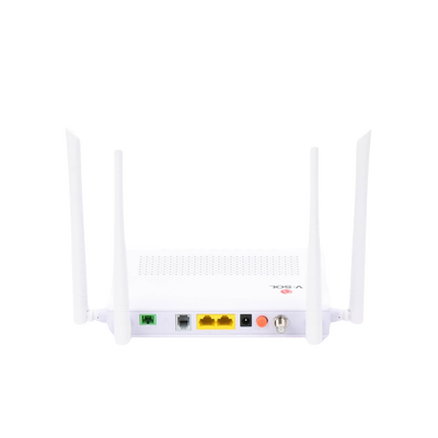 ONU Dual GPON/EPON con Wi-Fi AC de doble banda, 1 puerto SC/APC + 2 puertos LAN Gigabit + 1 puerto FXS + 1 Puerto CATV