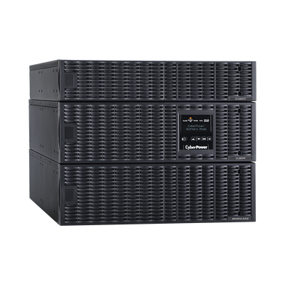 UPS de 8000 VA/8000 W, Online Doble Conversión, 200 - 240 Vac de Entrada, 120 - 240 Vac de Salida, Entrada Hardwired, Onda Senoidal Pura, Torre o Rack de 8 UR, Con 6 Tomas NEMA 5-20R, 3 NEMA L6-30R y Terminal Hardwired