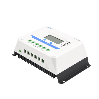 Controlador Solar PWM / 60A / 12/24V / Doble USB / Pantalla LCD / Tierra Positivo Común
