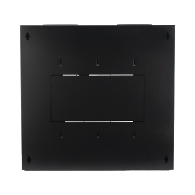 Gabinete Abatible de Pared (Con Marco Trasero) con Rack 19" de 12 Unidades. Ventana de Cristal Templado.