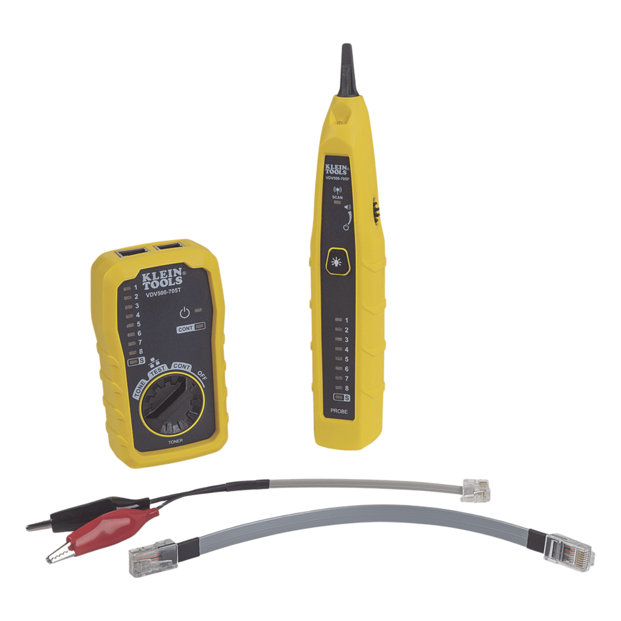 Probador para Mapeo de Cables de Red Tone & Probe No Energizados — KLEIN TOOLS · SKU VDV-500-705