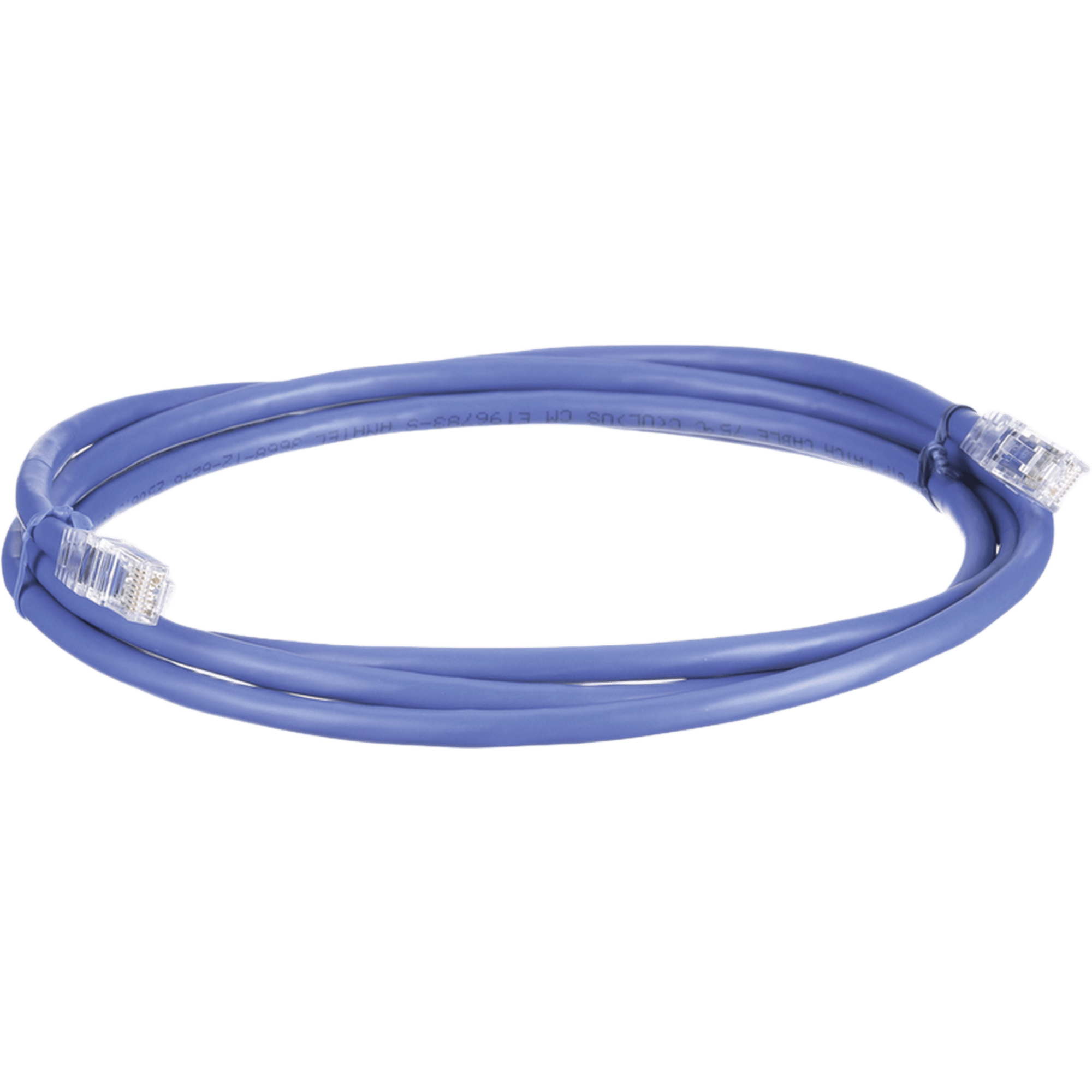 Cable de Parcheo UTP, Cat6A, 24 AWG, CM, Color Azul, 1.52 Metros (5 Pies)