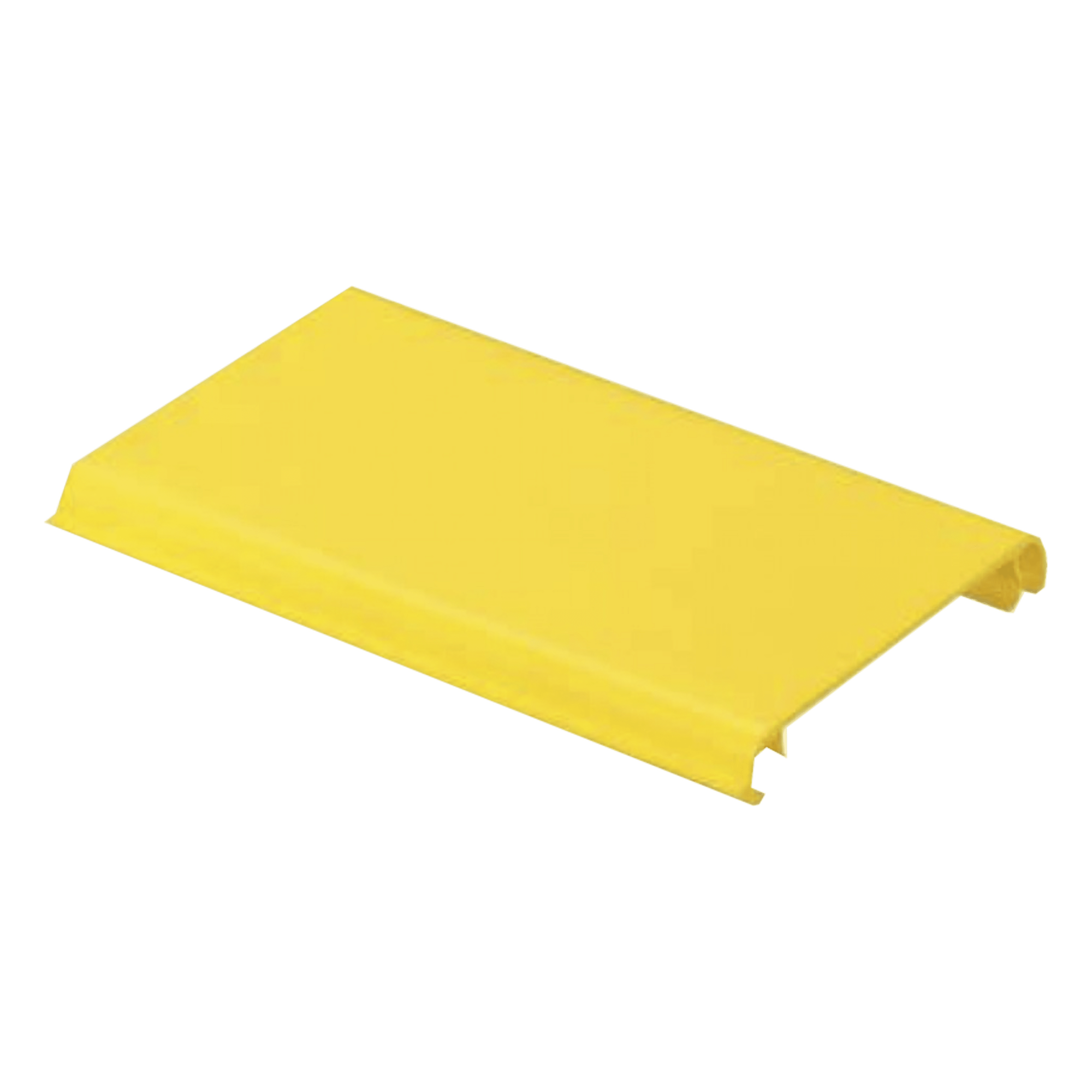 Tapa Con Bisagra a Presión Para Canaleta FiberRunner™ FR4X4YL10, de PVC Rígido, Color Amarillo, 3 m de Largo — PANDUIT · SKU FRHC4YL10