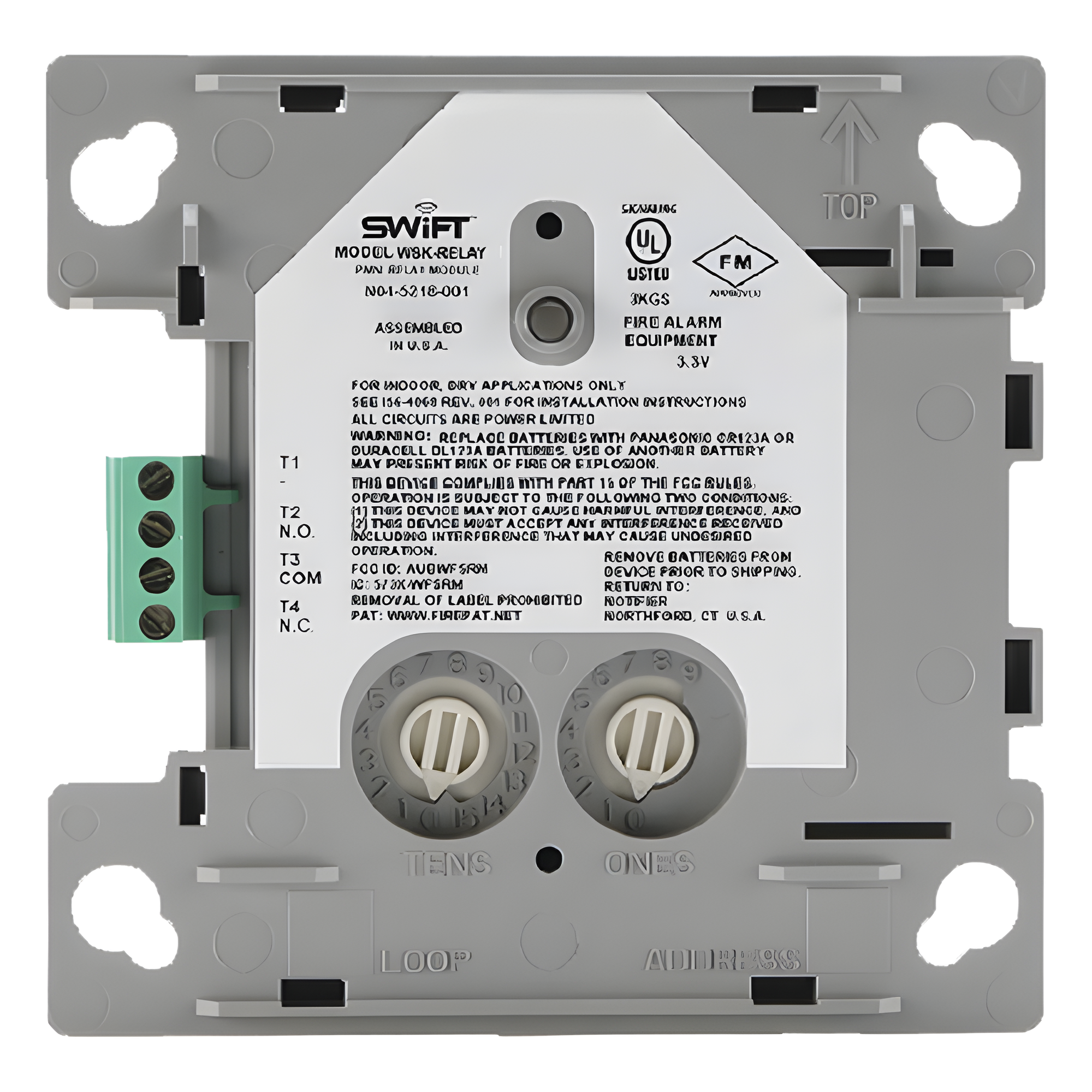 Módulo monitor inalámbrico SWIFT — SILENT KNIGHT BY HONEYWELL · SKU WSK-MONITOR