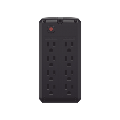 UPS de 550 VA/275 W, Topología Línea Interactiva, Entrada 120 Vca NEMA 5-15P, y 8 Salidas NEMA 5-15R, Con Regulador de Voltaje (AVR)