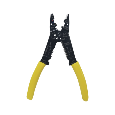  Pinza Cortacables / Pelacables 10 a 22 AWG con Plegador de Conectores.