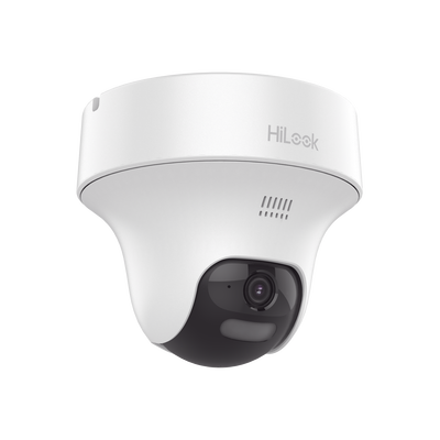 [Audio Bidireccional + Dual Light + ColorVu] PT TURBOHD 3K (5 Megapíxel) / Lente 3.6 mm / 25 mts IR EXIR + 20 mts Luz Blanca / Micrófono y Bocina Integrado / dWDR / Uso Interior / Plástico