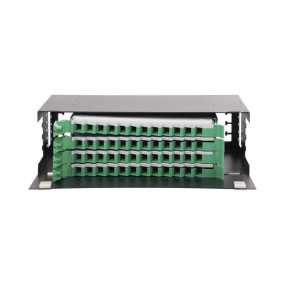 Distribuidor de Fibra Óptica con Bandejas Deslizables, Vacío, 19 Pulgadas (48.26 cm), Acepta 48 Adaptadores LC Duplex o LC Simplex o 48 SC Simplex, 3U — LINKEDPRO BY EPCOM · SKU LP-ODF-8048