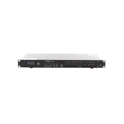 Amplificador de Audio | 2 x 60W | Baja Impedancia 4 - 8Ω | Reproductor Bluetooth, USB, SD | Efectos Integrados Delay, Echo, Repeat