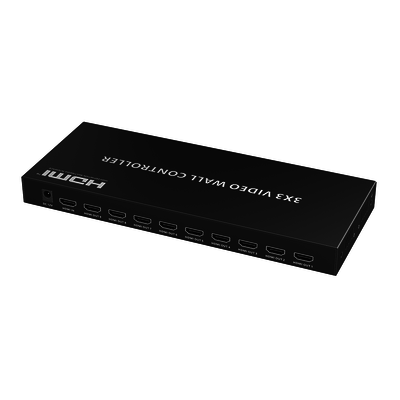 Controlador de video Wall | 1 entrada de fuente fuente HDMI a 9 salidas HDMI | 3x3 | 4K60Hz