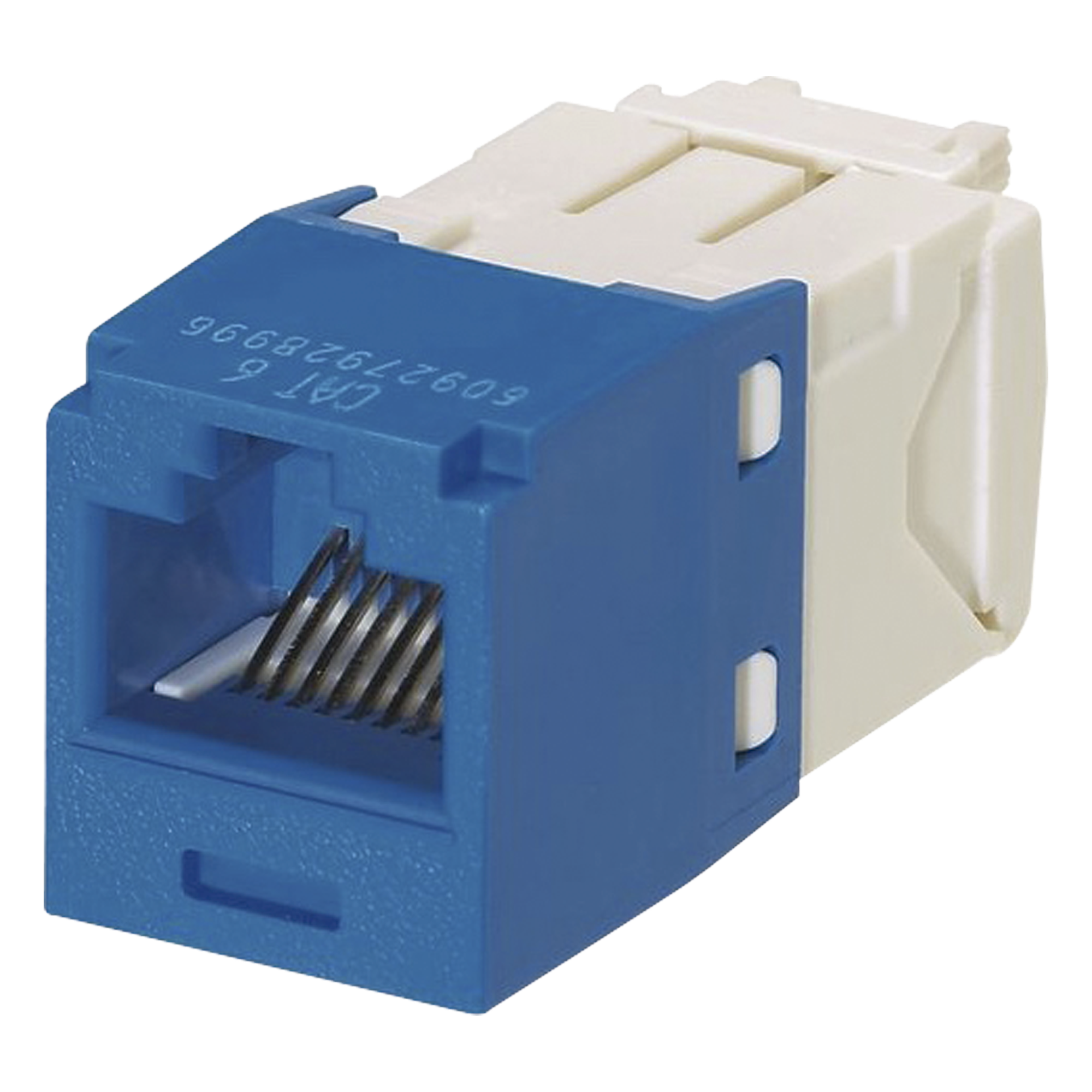 Conector Jack RJ45 Estilo TG, Mini-Com, Categoría 6, de 8 Posiciones y 8 Cables, Color Azul — PANDUIT · SKU CJ688TGBU
