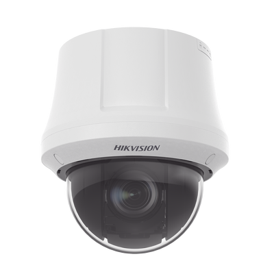 PTZ IP 4K (8 Megapixel) / 25X Zoom / Uso en Plafon / IP54 / ACUSEEK / DARKFIGHTER / ACUSENSE / WDR 120 dB / Audio y Alarmas I/O / HLC / EIS / PoE+ / Micro SD