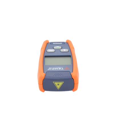 Medidor de Alta Potencia (Micro OPM) para Fibra Óptica con Localizador Visual de Fallos (VFL), Entrada Universal de 2.5 mm (para Conectores SC, ST y FC), Rango de Medición: -50 a +26 dBm