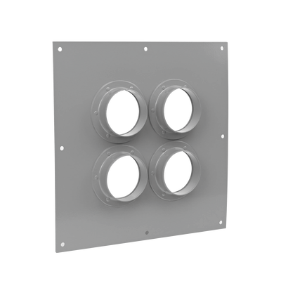 Placa Pasamuros Con Capacidad de 4 Botas de 4