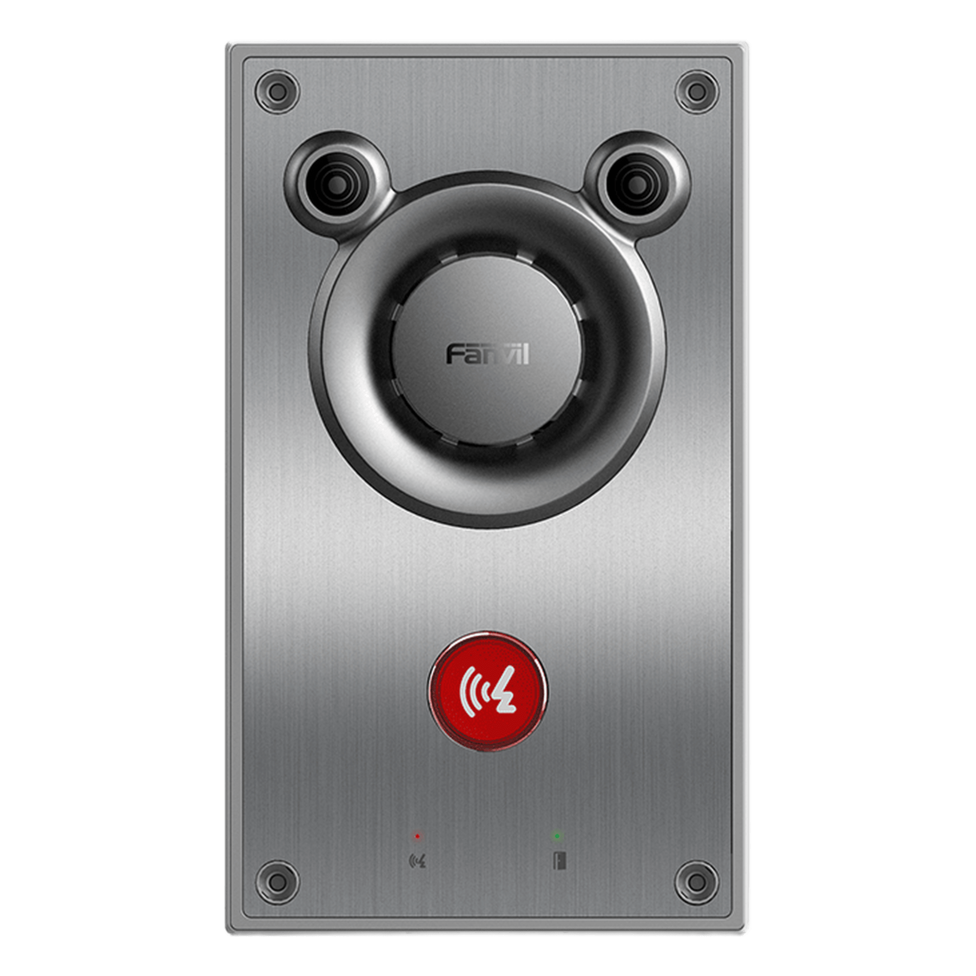 Intercomunicador IP de Emergencia / Altavoz 10W / 2 Líneas SIP / IP66 e IK10 Anti-vandálico / PoE 802.3af / Doble Micrófono con Reducción de Ruido / -40°C a 70°C — FANVIL · SKU A12F