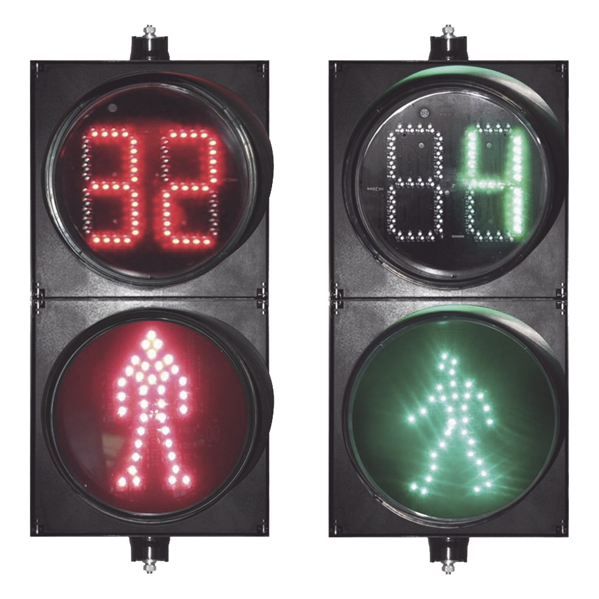 Semáforo Peatonal / Cuenta Regresiva / Rojo / Verde / Dinamico / Diámetro 20 Cm. — ACCESSPRO · SKU PROLIGHTPAST