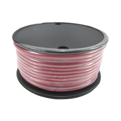 Rollo de cable grado marino calibre 14 en color rojo de 100 pies (30.48 m).