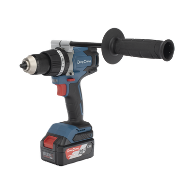 Rotomartillo Inalámbrico 20V / Motor Brushless / Broquero 1/2 in / 120 Nm Par Máximo / 2 Baterías 4.0Ah con Cargador y Maletín