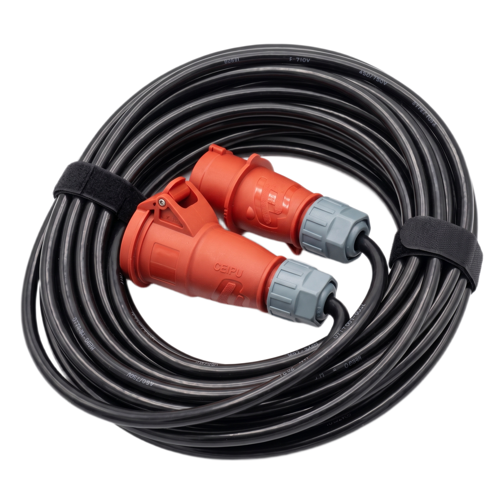 Manguera de Alimentación Trifásica Profesional Para Polipastos Eléctricos Alto Voltaje / IP44 / Uso Intensivo Móvil / -25°C a +60°C — SHINESTAGE · SKU YSCBLPPOLI20M