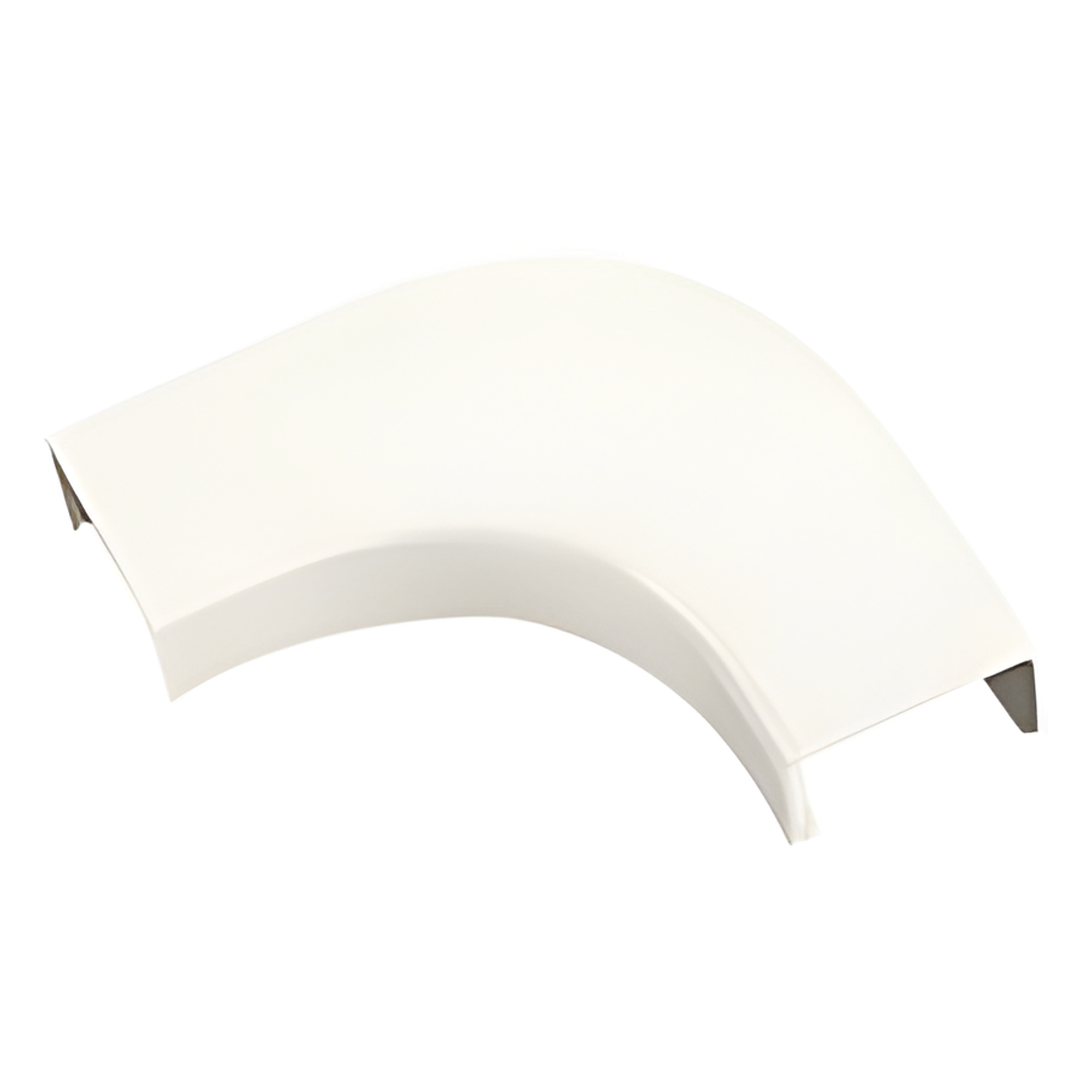 Curva de radio controlado, para uso con canaleta LD3, material ABS, Color Blanco Mate — PANDUIT · SKU RAFC3IW-X