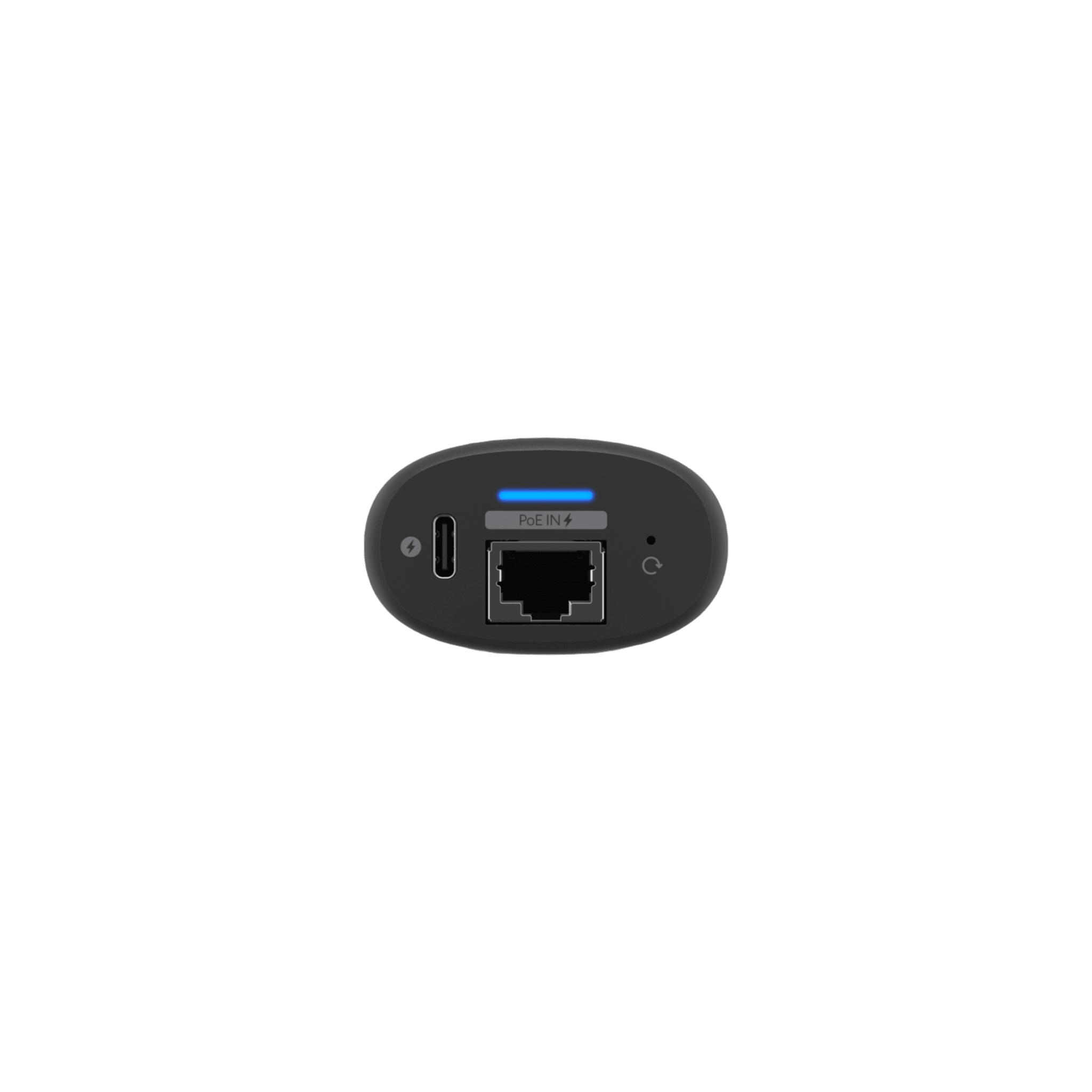 UniFi Cast Pro para UniFi Connect, señalización digital, convierta cualquier pantalla HDMI en una terminal audiovisual controlada centralizadamente por red, (1) puerto GbE POE IN 48 Vcc, 0.35A o USB-C 5 Vcc, 3A / (1) puerto HDMI de salida