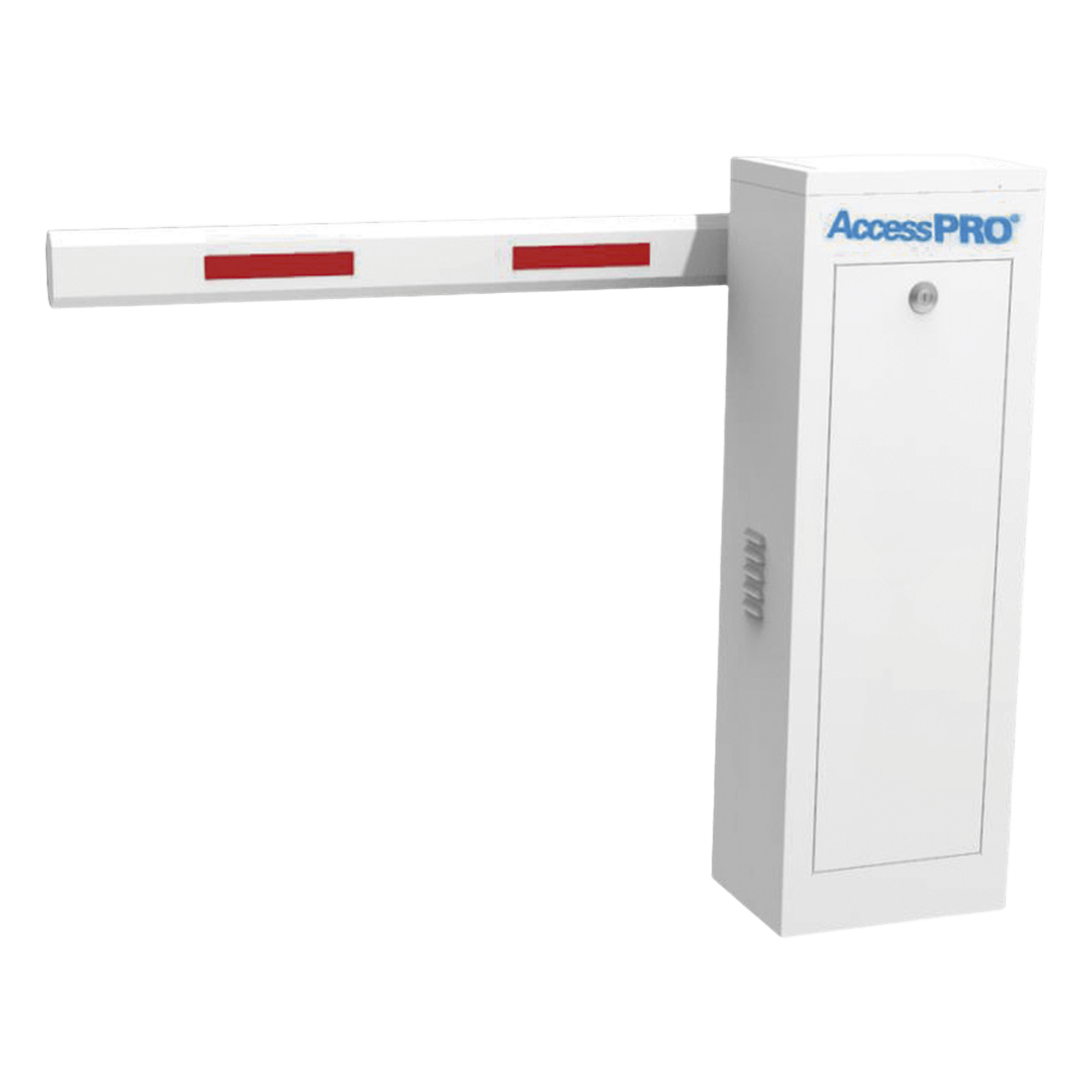 Kit de Barrera Vehicular Izquierda con Brazo Telescópico / Soporta brazo Telescópico de hasta 6 metros / Tiempo de Apertura 6 segundos — ACCESSPRO · SKU KT-XBS-6ML