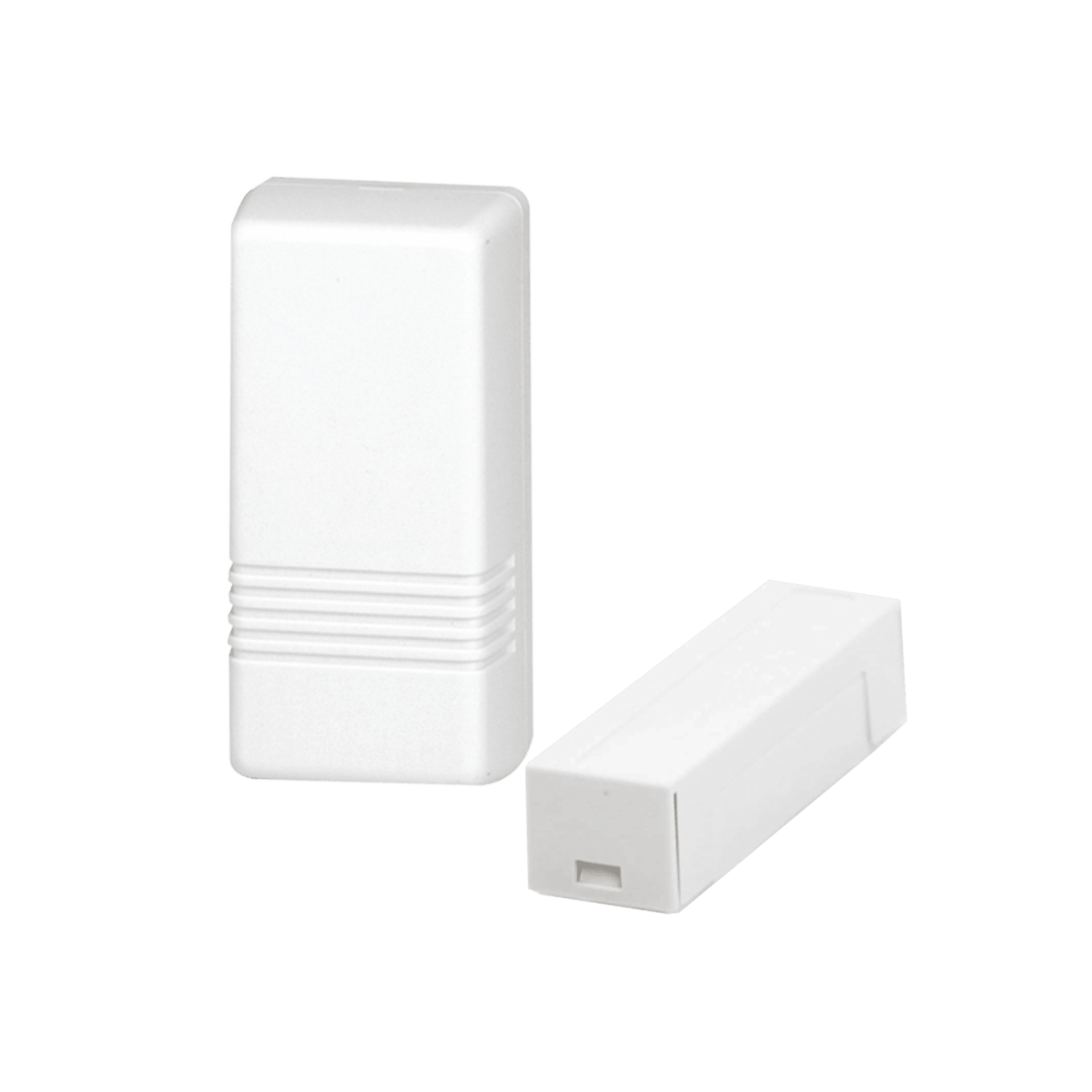 Transmisor Inalámbrico para Puerta/Ventana Serie 5800 / Carcasa Blanca / Terminales Cableados Loop 1 / Reed Switches Laterales Loop 2 / Transmisión Supervisora, Sabotaje y Batería Baja / Batería Litio 3V / Progr