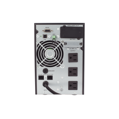 UPS 1000VA/900W Online Doble Conversión /Pantalla LCD / 3 tomas 5-15R / Regulación de Voltaje / Protección RJ45