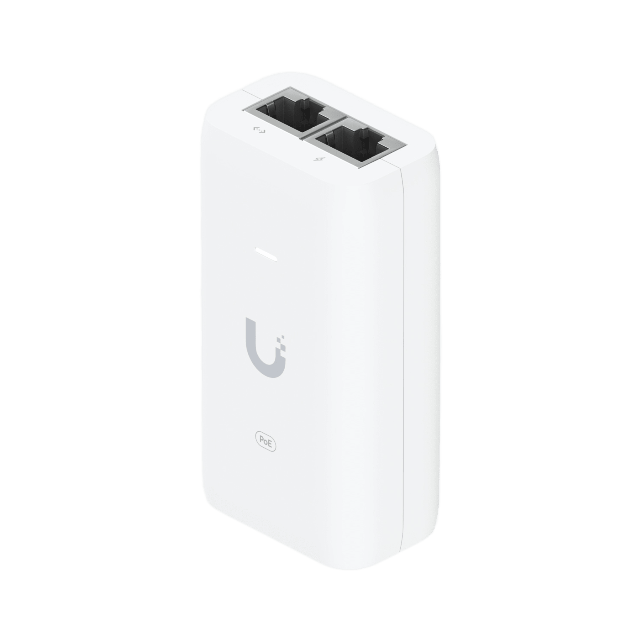 Inyector / Adaptador POE UniFi U-POE (48 VDC, 0.32 A hasta 15W) puerto Gigabit, ideal para equipos UniFi, incluye cable AC