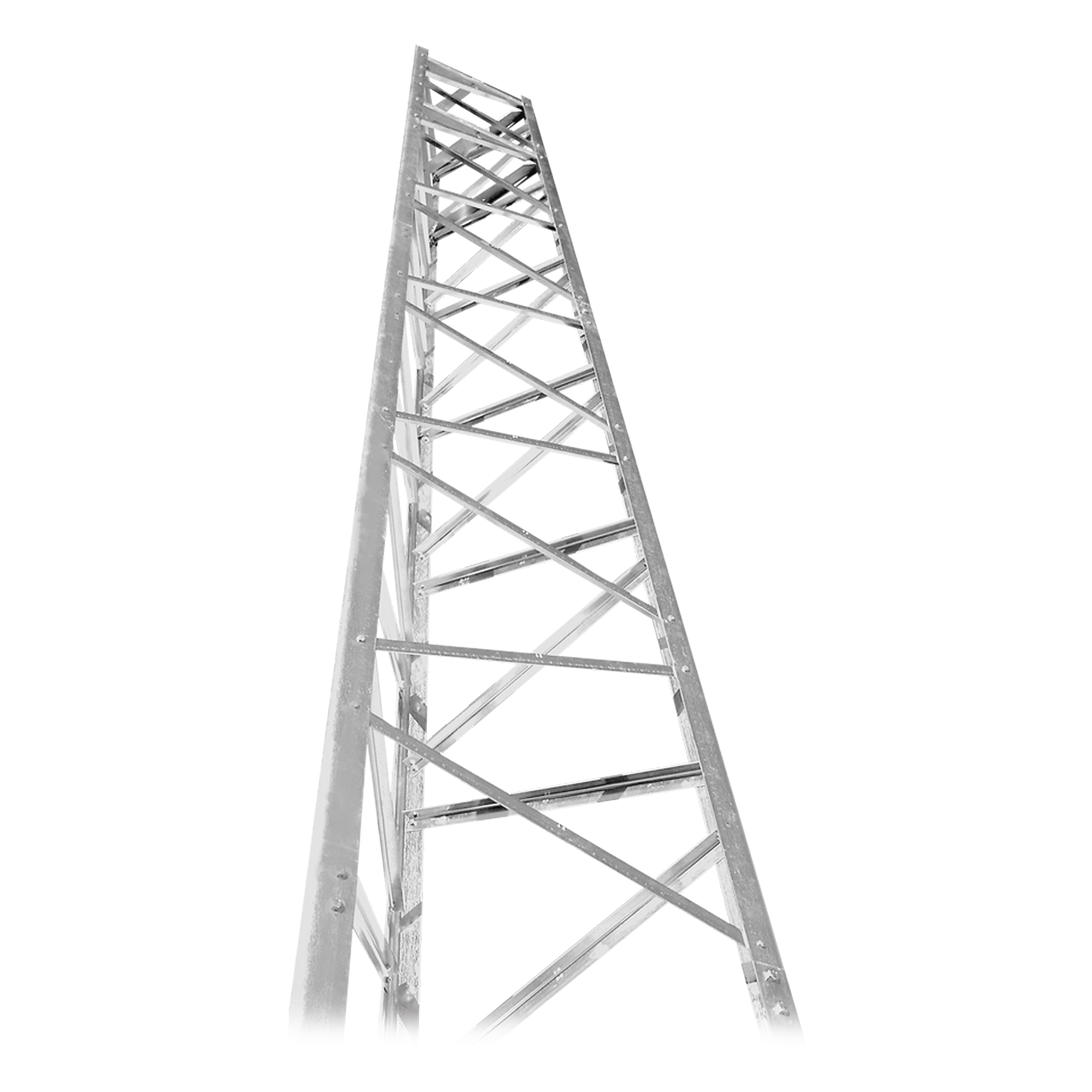TORRE AUTOSOP. 32FT (9.7M) TITAN T500 GALV. C/ANCLAS — Trylon · SKU TRY-T-32-T500