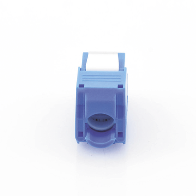 Módulo Jack Keystone Cat5e (Toolless), con Terminación en Ángulo 180 - Color Azul, Compatible con Faceplate y Patchpanel Linkedpro