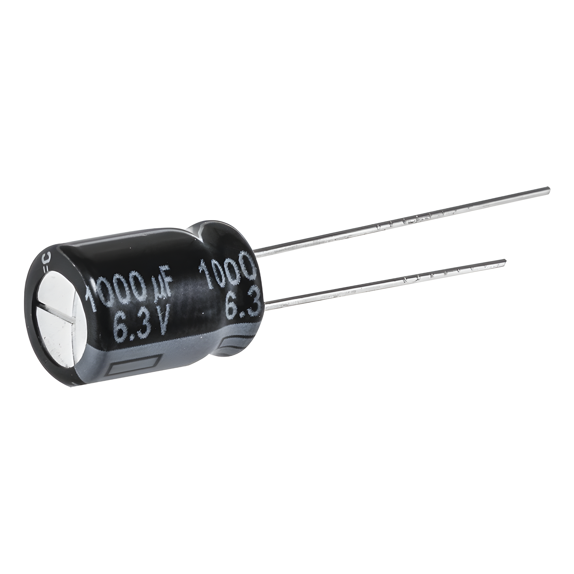Capacitor Electrolítico Radial / 1000 µF / 16 VDC / 8000 h a 105 °C / 10 mm x 16 mm / Corriente de Rizado 1790 mA RMS — SYSCOM · SKU 6-EEU-FR1C102