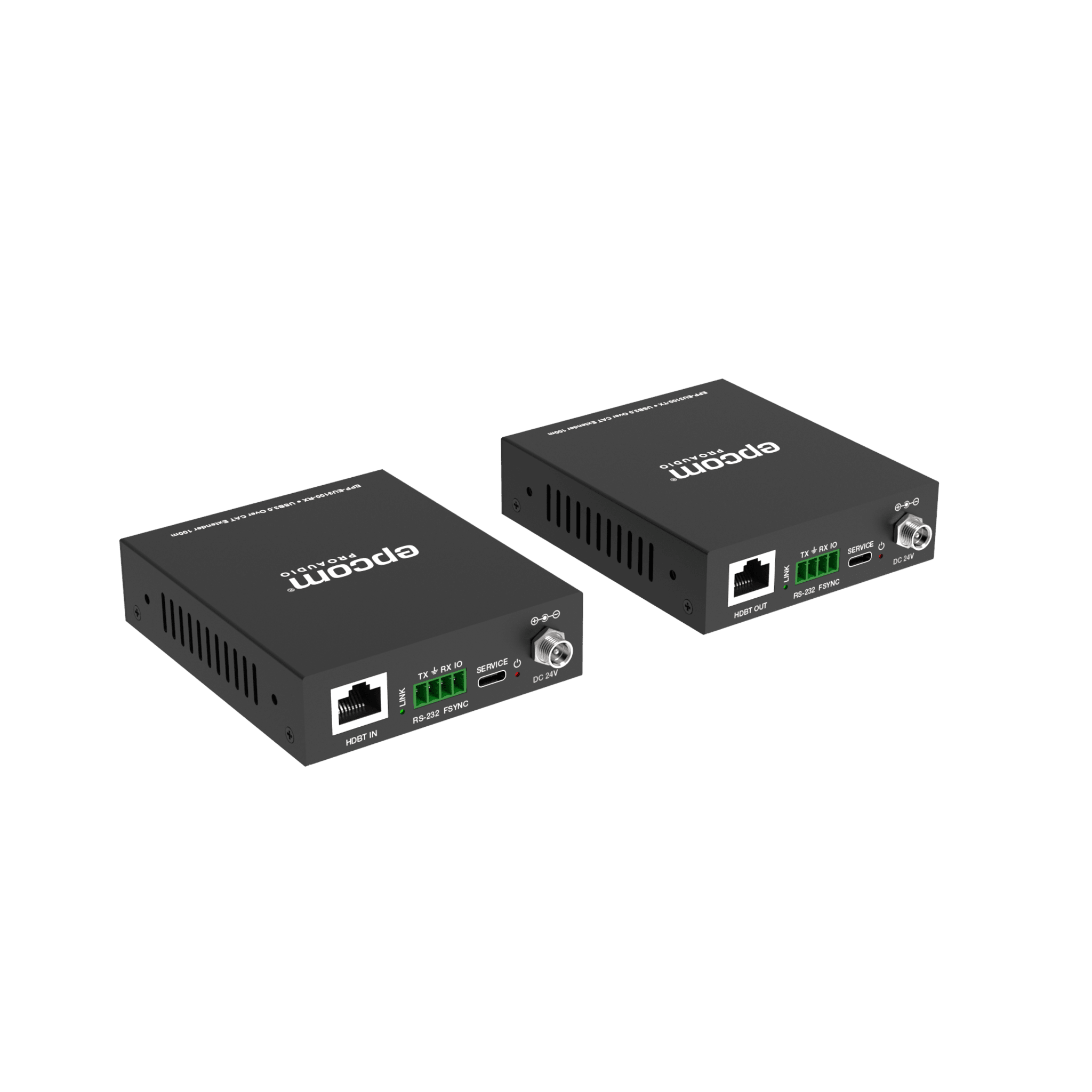 Extensor USB 3.0 | Hasta 100 m por CAT6a | PoC Bidireccional 24 Vcc | RS-232 | 4x USB-A 