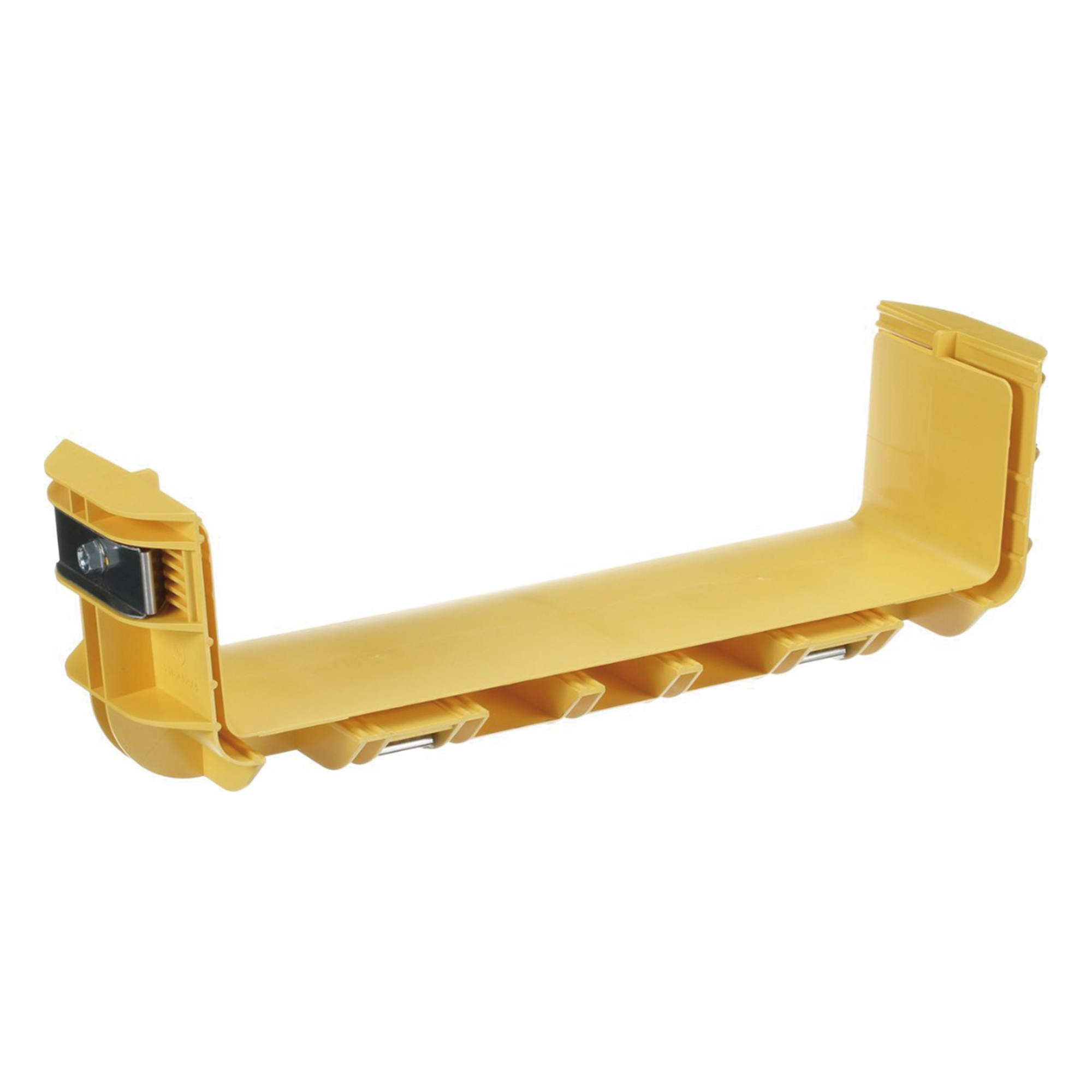 Acoplador Recto para Canaleta / 12 x 4 pulgadas (305 x 102 mm) / Sin Herramientas / ABS / Color Amarillo / 111.8 mm de Altura