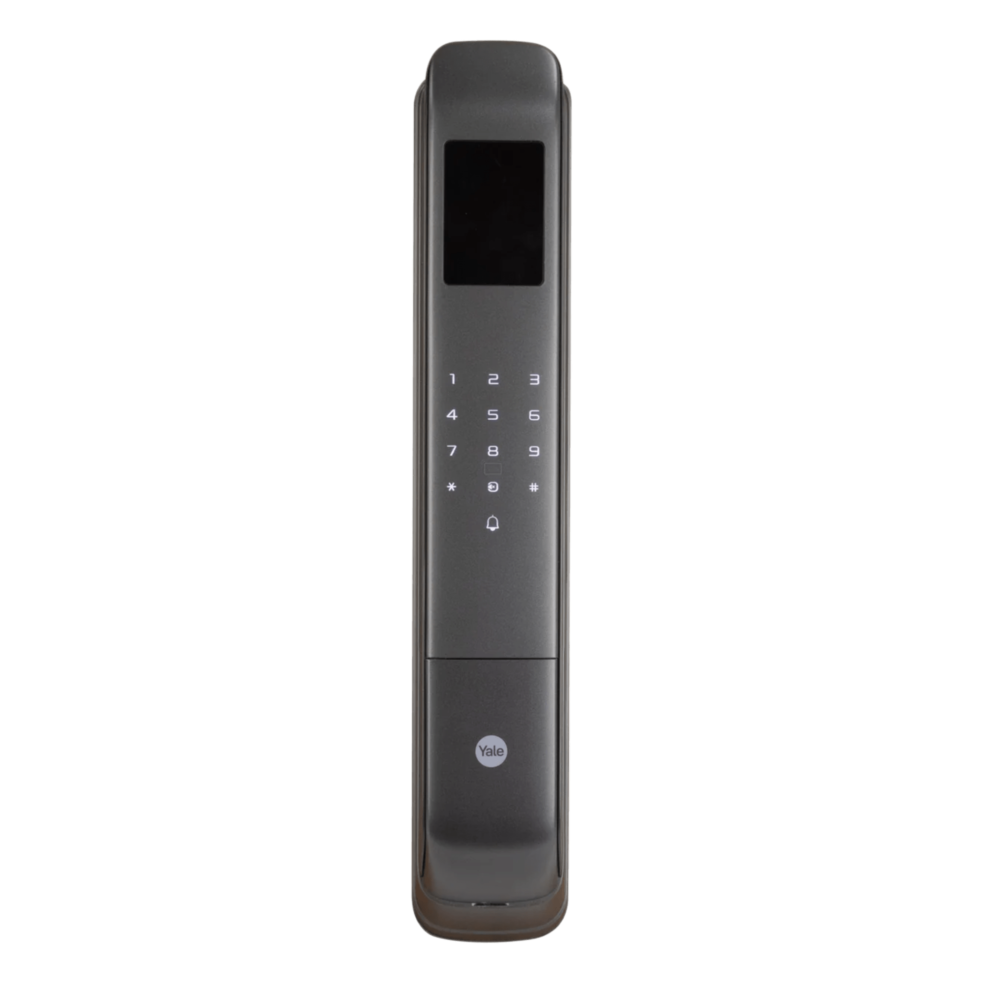 Cerradura Digital Cornelius / Reconocimiento Facial 3D / Sensor de Huella con IA / Capacidad de 100 Huellas, 20 Face ID, 100 Tarjetas MIFARE / Doble Verificación / Bloqueo Automático / Modo Niños / IP54 / Aleación de Aluminio — YALE-ASSA ABLOY · SKU MX83424