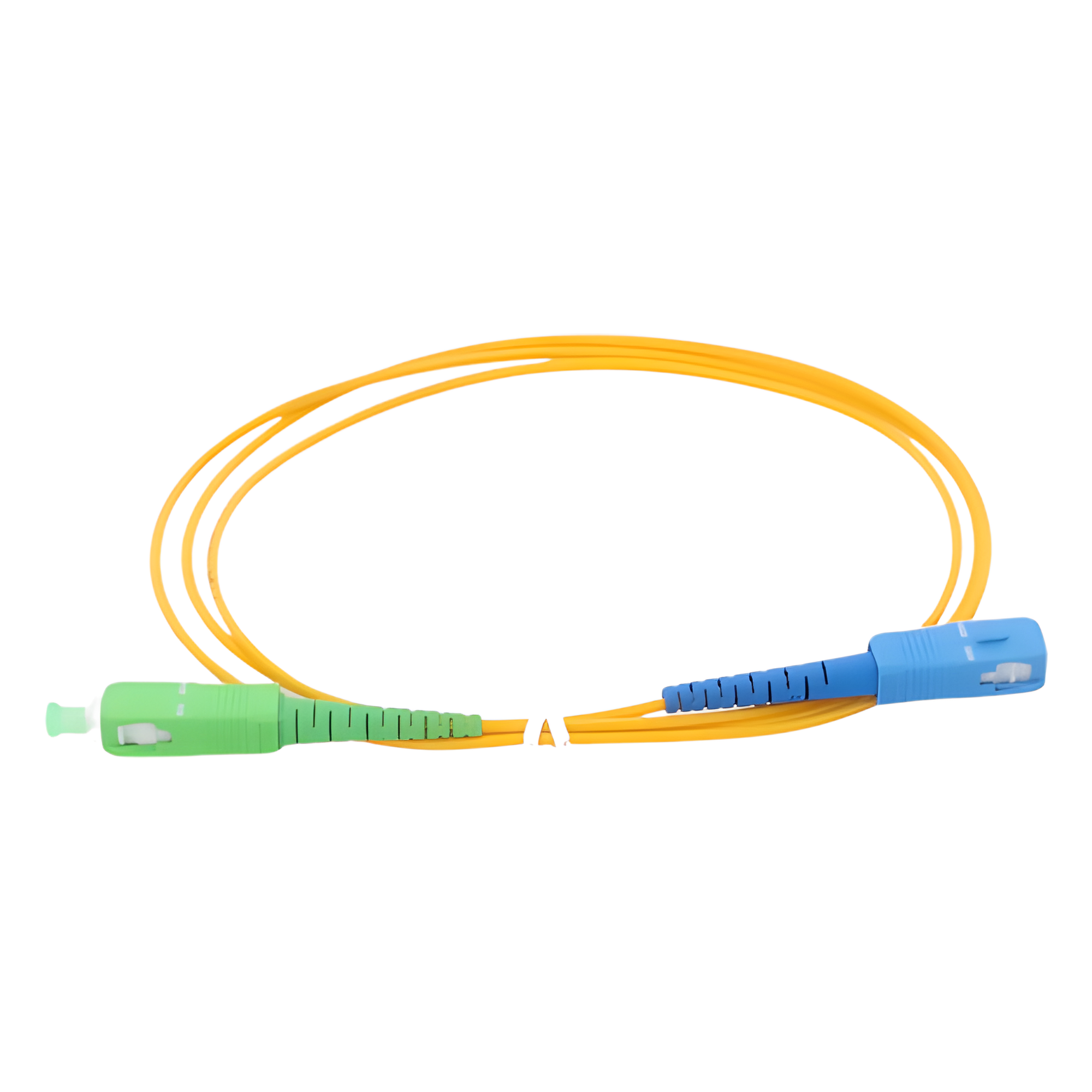 Jumper de Fibra Óptica Monomodo SC/APC-SC/UPC Simplex de 1 Metro (3.28 Pies), 2mm — LINKEDPRO BY EPCOM · SKU LPSM2SCASCUS1
